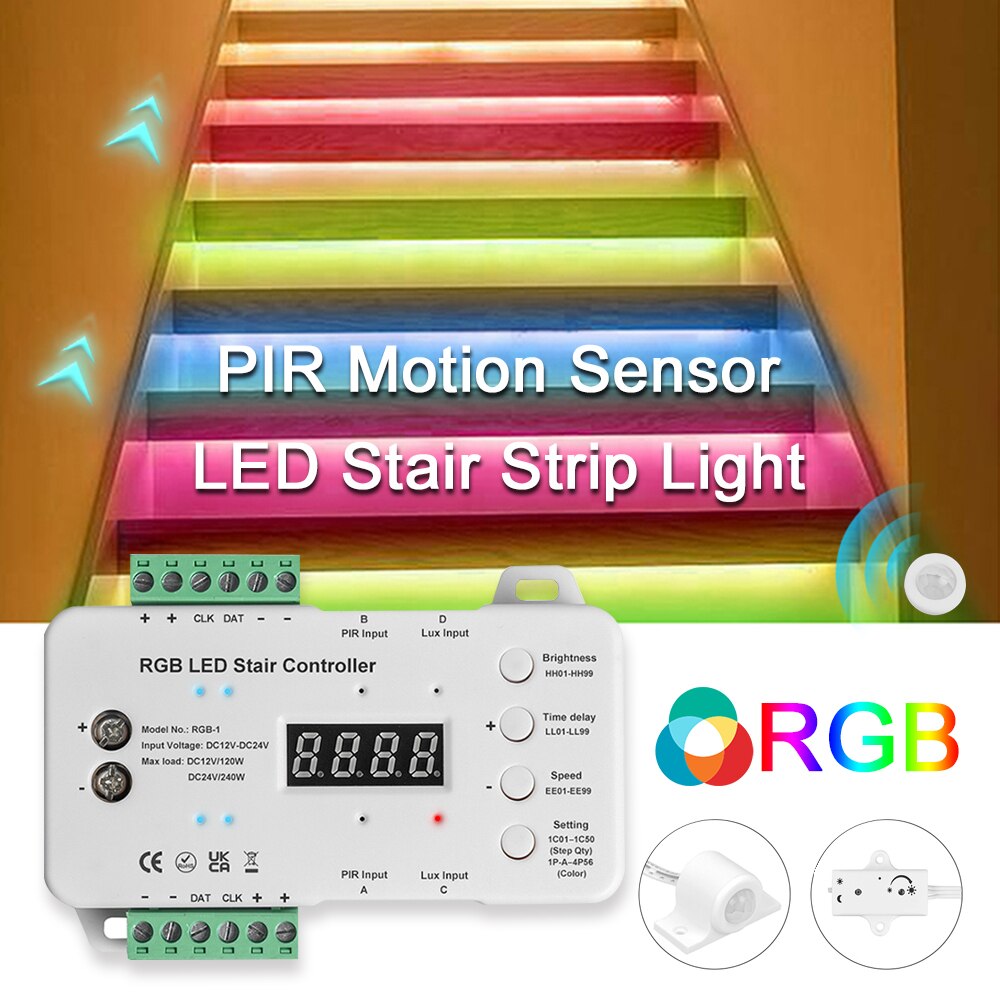 RGB LED   Ʈ, PIR    ϱ ..